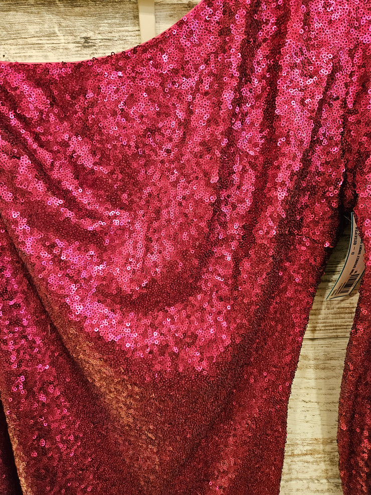 PINK SPARKLY SHORT DRESS-NEW