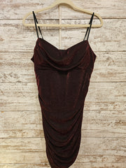 RED SPARKLY SHORT DRESS