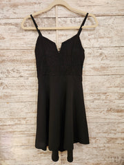 BLACK SHORT DRESS