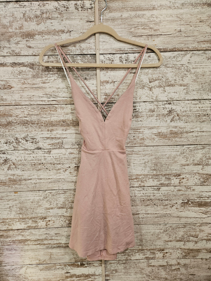 PINK SHORT DRESS
