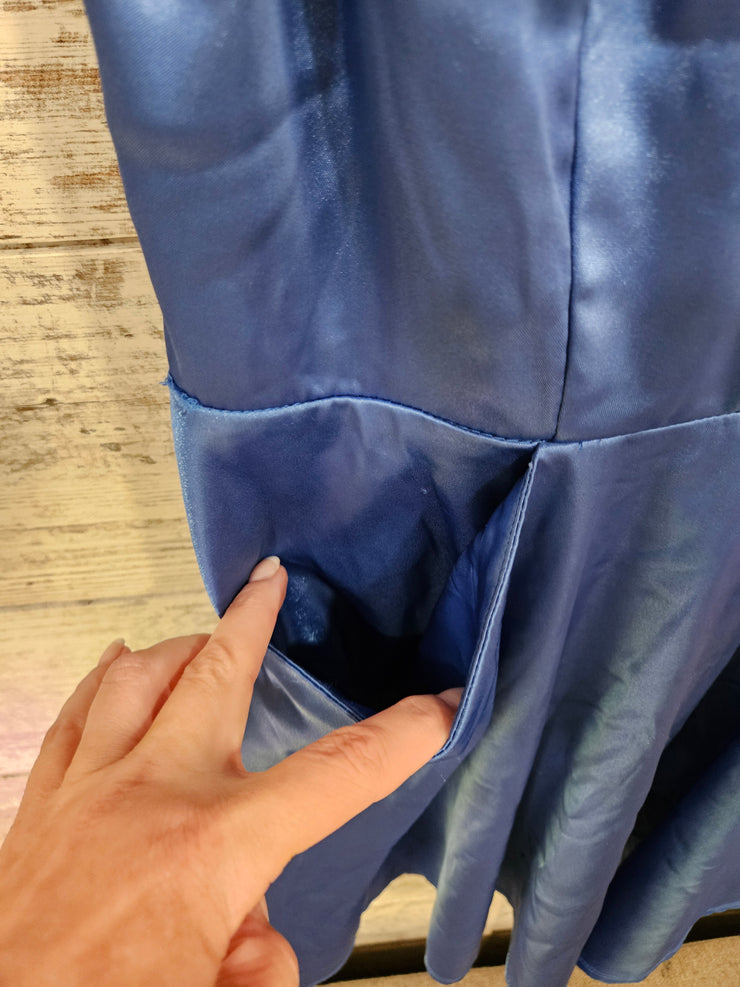 BLUE SHORT DRESS