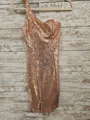 PINK SEQUIN SHORT DRESS