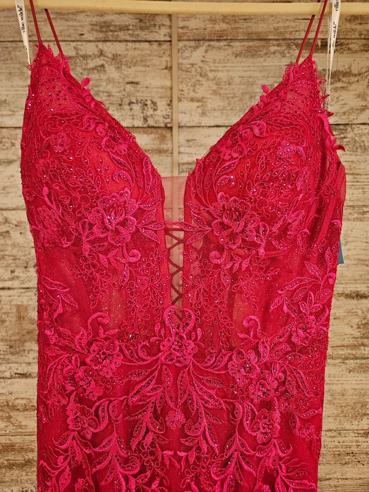 PINK/FLORAL MERMAID GOWN