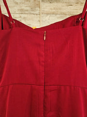 BURGUNDY LONG DRESS (NEW)