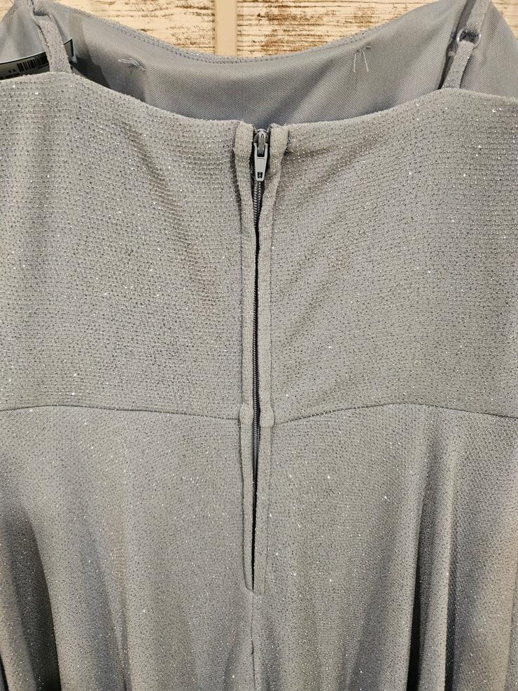 BLUE SPARKLY SHORT DRESS