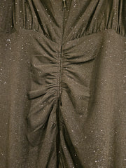 BLACK SPARKLY LONG DRESS
