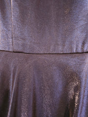 NAVY A LINE GOWN