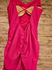 PINK LONG EVENING GOWN