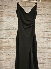 BLACK LONG EVENING GOWN