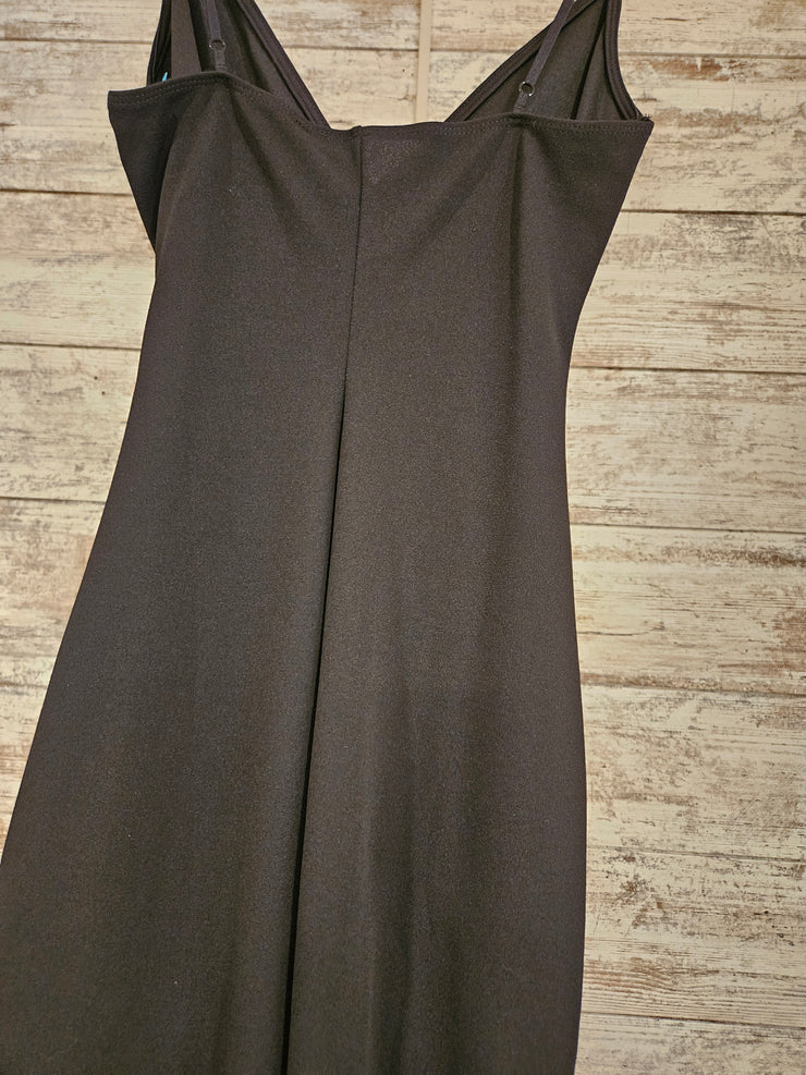 BLACK LONG EVENING GOWN