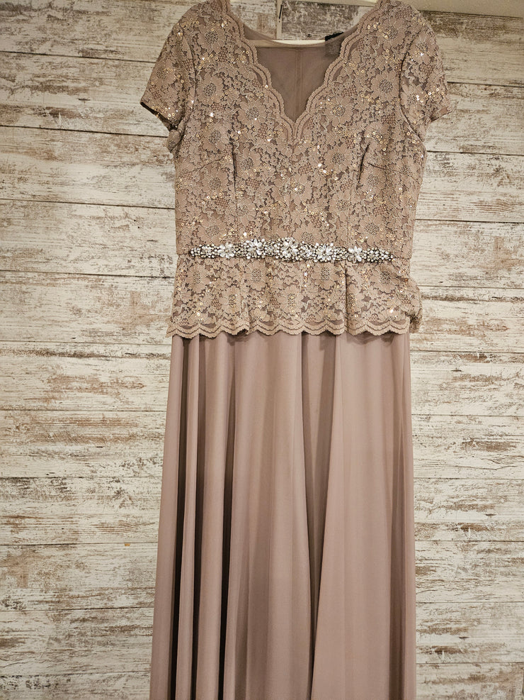 TAN LONG EVENING GOWN