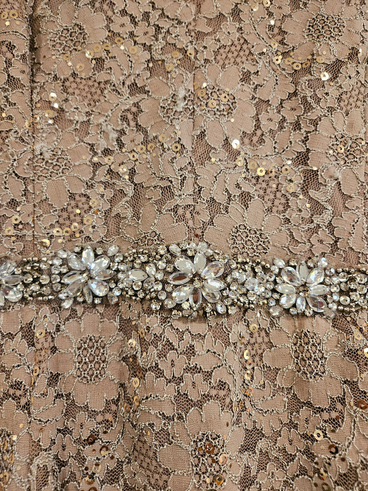 TAN LONG EVENING GOWN