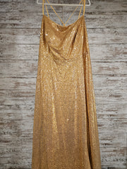 GOLD SPARKLY LONG DRESS (NEW)