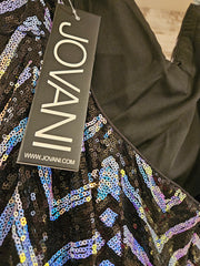 BLACK/COLORFUL GOWN (NEW) $760