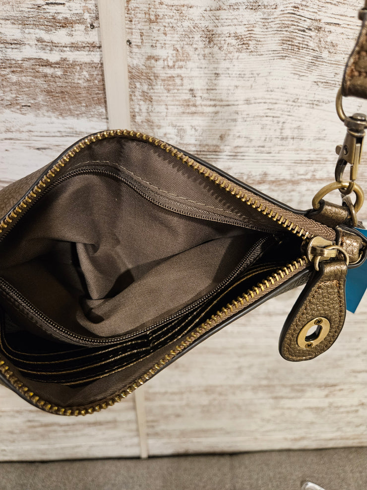 BRONZE WRISTLET PURSE