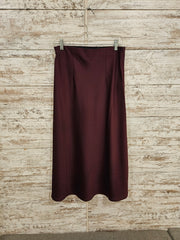 BURGUNDY LONG SKIRT (NEW)