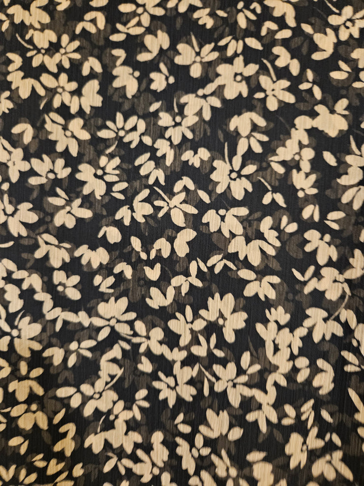 BLACK/TAN MIDI DRESS $139