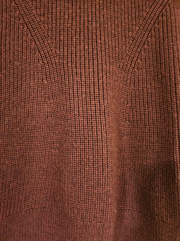 WINE 100% MERINO WOOL SWEATER