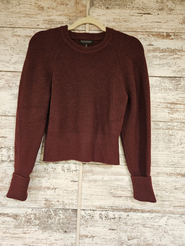 WINE 100% MERINO WOOL SWEATER