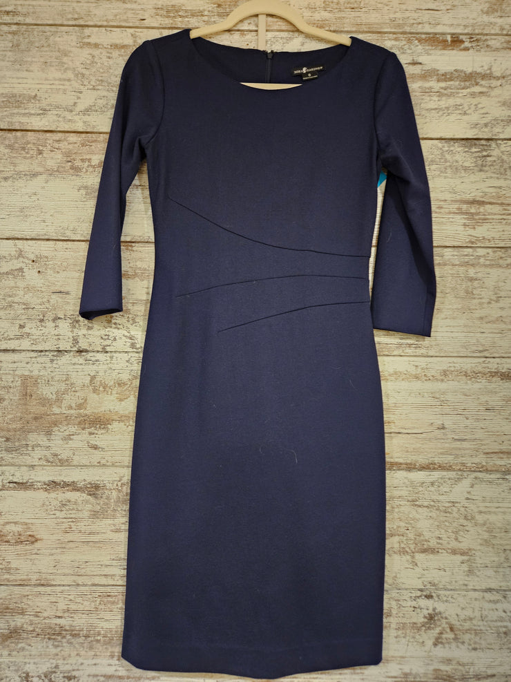 NAVY LONG SLEEVE DRESS $298