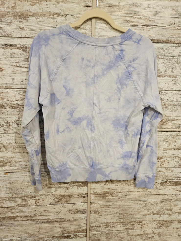 PURPLE TIE DYED SWEATSHIRT
