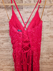 PINK SPARKLY SHORT DRESS