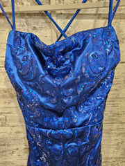 ROYAL BLUE SHORT DRESS (NEW)