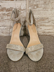 SILVER SPARKLY HEELS