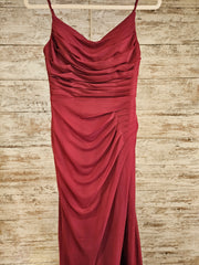 BURGUNDY LONG DRESS (NEW)