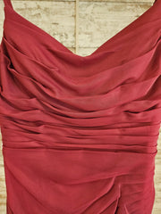 BURGUNDY LONG DRESS (NEW)