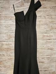 BLACK LONG EVENING GOWN