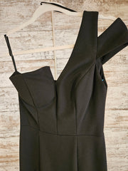 BLACK LONG EVENING GOWN