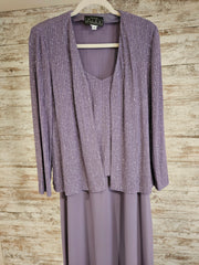 LAVENDER SPARKLY 2 PC. DRESS