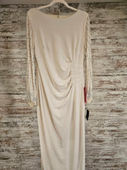 IVORY LONG EVENING GOWN (NEW)