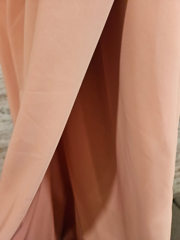 PEACH LONG EVENING GOWN-NEW$500