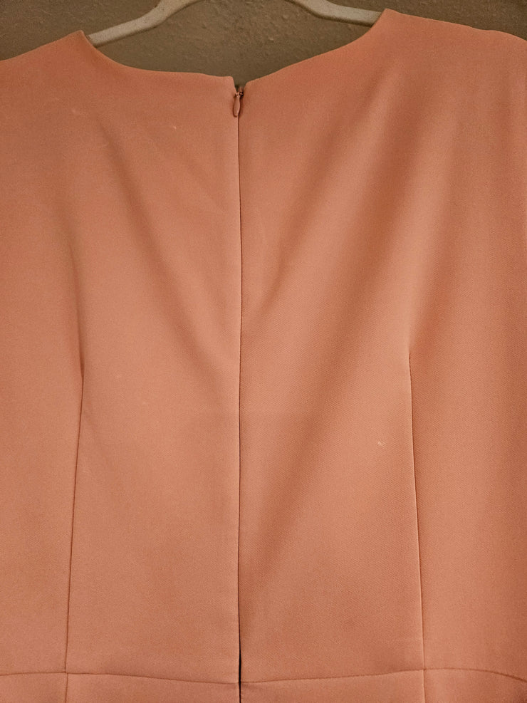 PEACH LONG EVENING GOWN-NEW$500