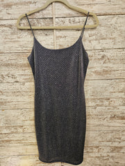 BLUE SPARKLY SHORT DRESS