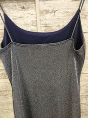 BLUE SPARKLY SHORT DRESS