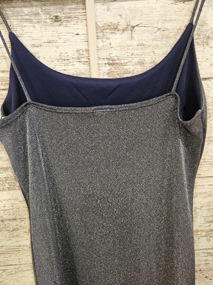 BLUE SPARKLY SHORT DRESS
