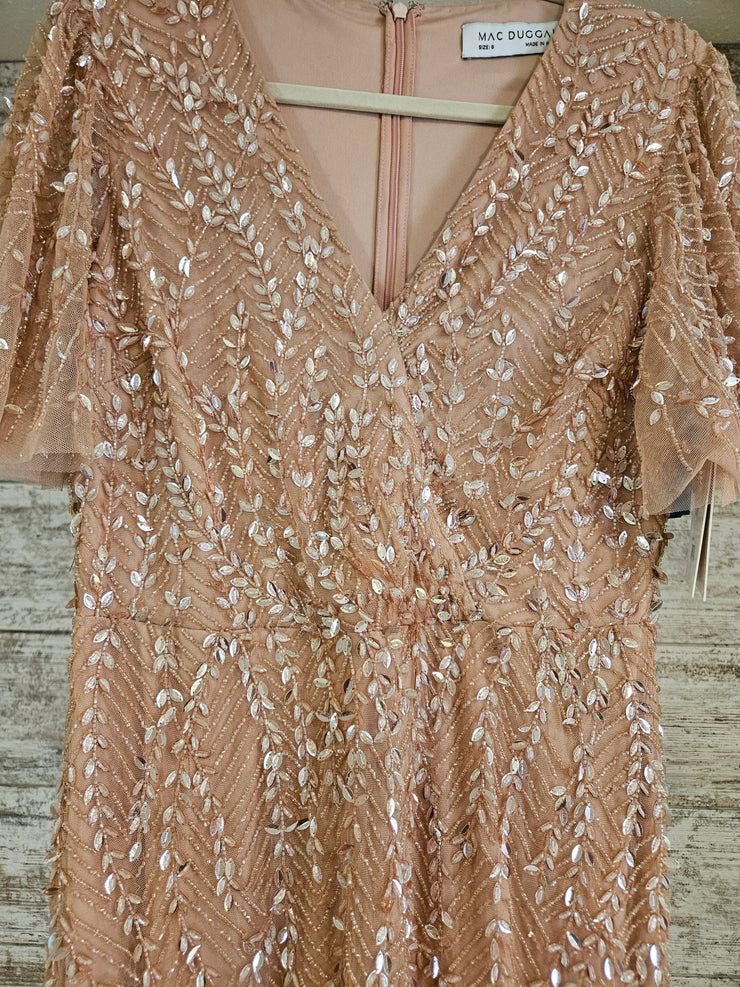 BLUSH LONG DRESS (NEW) $732