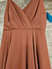 RUST COLORED LONG DRESS (NEW)