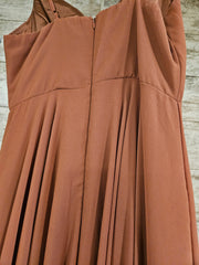 RUST COLORED LONG DRESS (NEW)