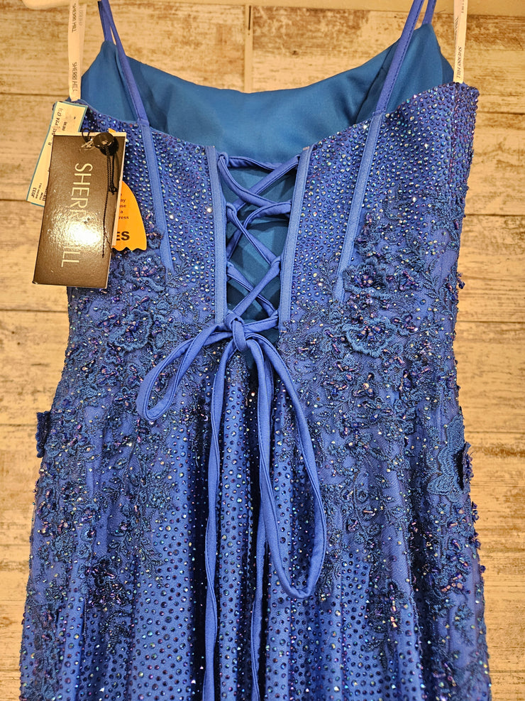 ROYAL BLUE LONG DRESS (NEW)