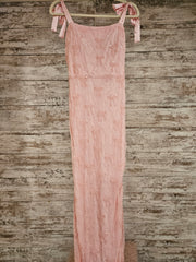 PINK SPARKLY LONG DRESS (NEW)