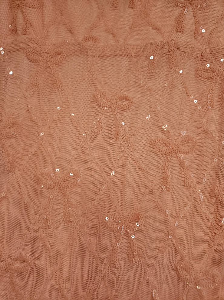PINK SPARKLY LONG DRESS (NEW)