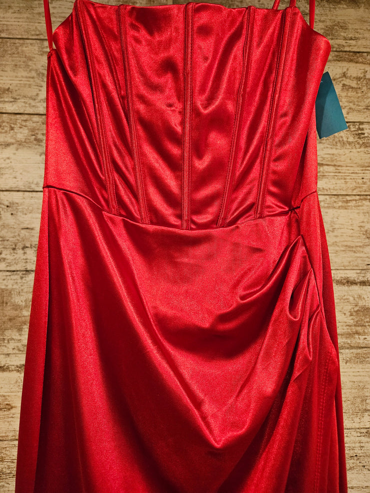RED LONG EVENING GOWN (NEW)