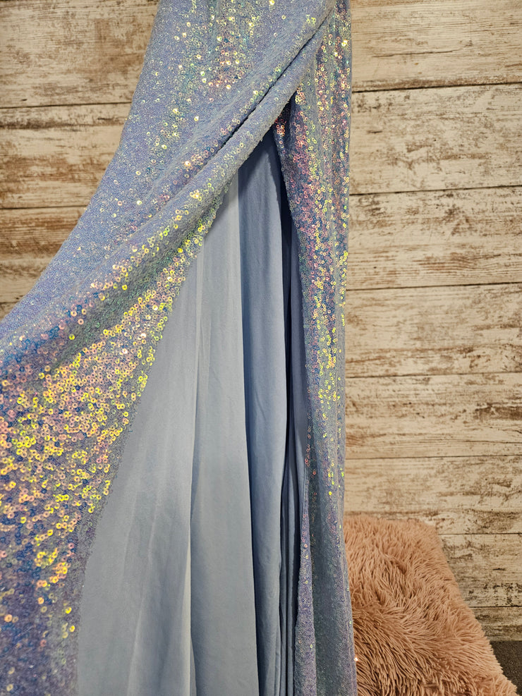 BLUE SPARKLY LONG DRESS (NEW)