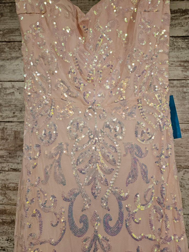 PINK SPARKLY LONG DRESS (NEW)