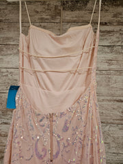 PINK SPARKLY LONG DRESS (NEW)