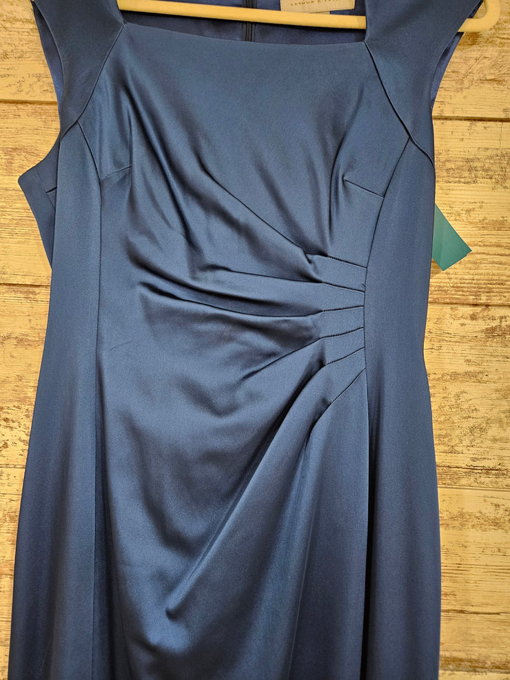 ROYAL BLUE LONG EVENING GOWN